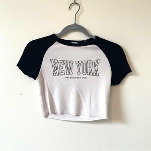 GARAGE crop top NEW YORK